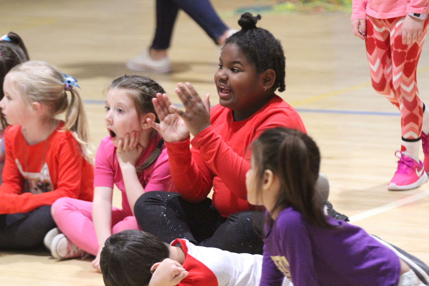 Marsh School dance and jump rope contest